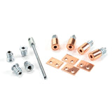 From The Anvil Window Furniture Polished Bronze / Locking Sash Stops From The Anvil - Polished Bronze Secure Stops (Pack of 4)