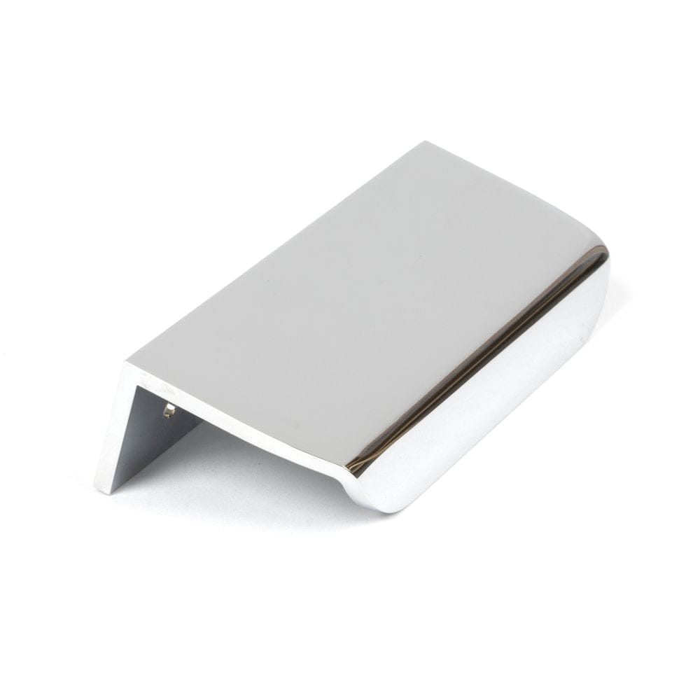 From The Anvil Cabinet Hardware Polished Chrome / Edge Pull / 100mm From The Anvil - Polished Chrome 100mm Moore Edge Pull