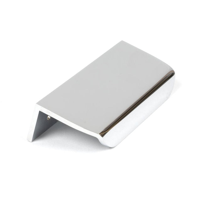 From The Anvil Cabinet Hardware Polished Chrome / Edge Pull / 100mm From The Anvil - Polished Chrome 100mm Moore Edge Pull