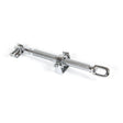 From The Anvil Window Furniture Polished Chrome / Fanlight Openers From The Anvil - Polished Chrome 12" Fanlight Screw Opener