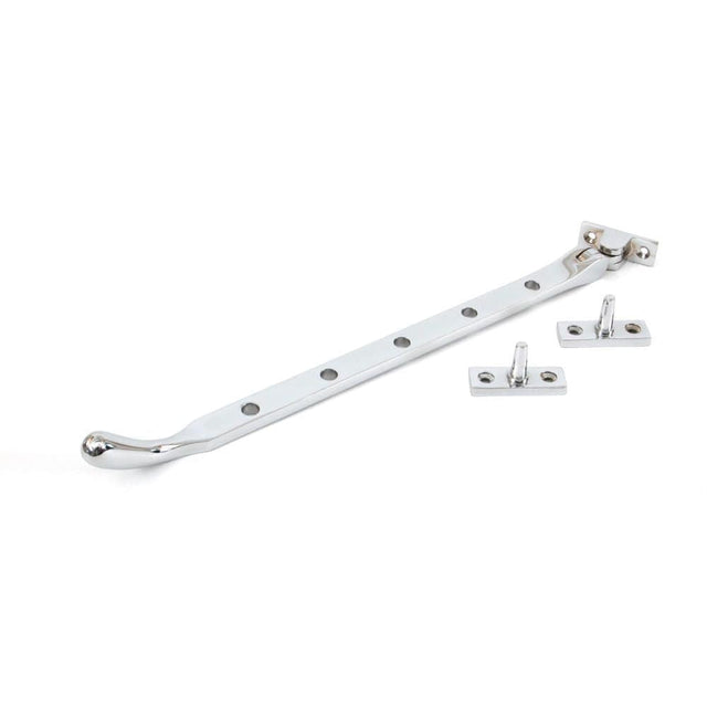 From The Anvil Window Furniture Polished Chrome / 12"/300mm From The Anvil - Polished Chrome 12" Peardrop Stay