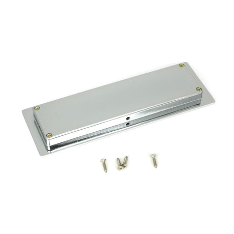 From The Anvil Door Furniture Polished Chrome / Flush Handle / Rectangular From The Anvil - Polished Chrome 175mm Art Deco Rectangular Pull