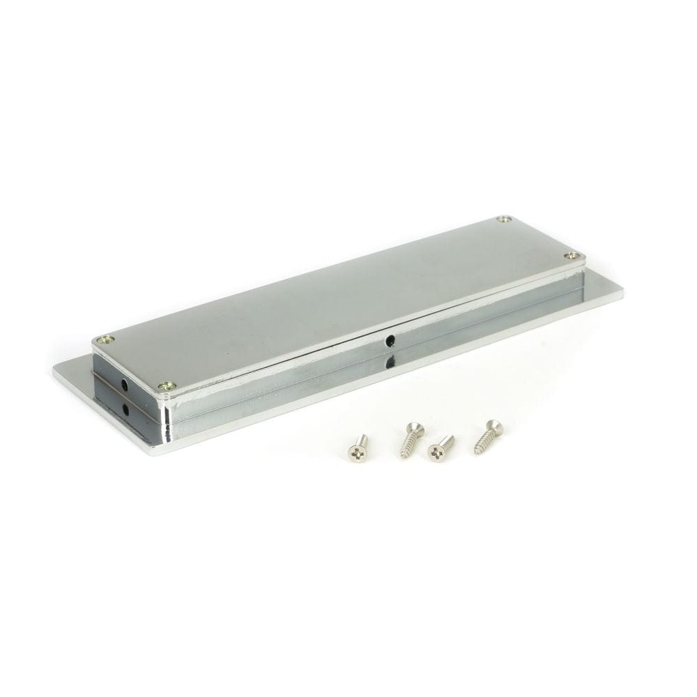 From The Anvil Door Furniture Polished Chrome / Flush Handle / Rectangular From The Anvil - Polished Chrome 175mm Plain Rectangular Pull