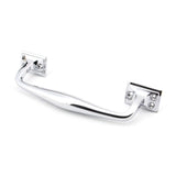 From The Anvil Door Furniture Polished Chrome / Pull Handles (Face Fix) From The Anvil - Polished Chrome 230mm Art Deco Pull Handle