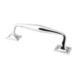 From The Anvil Door Furniture Polished Chrome / Pull Handles (Face Fix) From The Anvil - Polished Chrome 230mm Art Deco Pull Handle