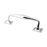From The Anvil Door Furniture Polished Chrome / Pull Handles (Face Fix) From The Anvil - Polished Chrome 230mm Art Deco Pull Handle