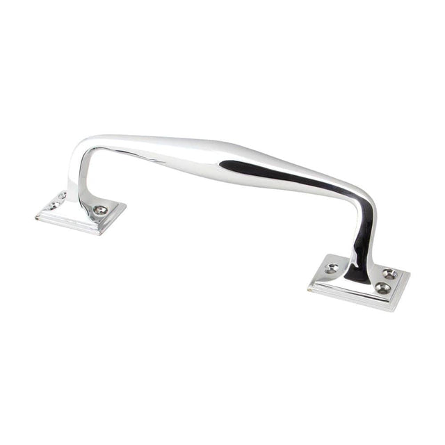 From The Anvil Door Furniture Polished Chrome / Pull Handles (Face Fix) From The Anvil - Polished Chrome 230mm Art Deco Pull Handle