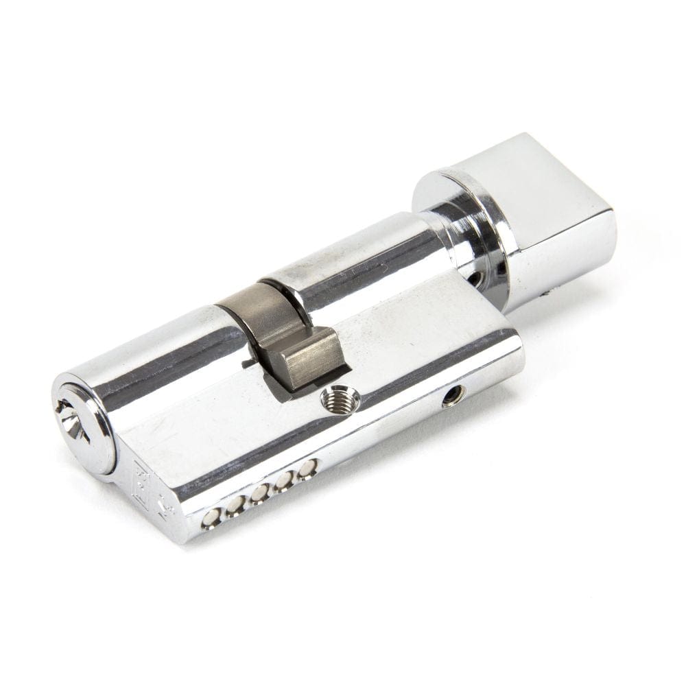 From The Anvil Locks & Latches Polished Chrome / Euro Cylinder & Turn / 30 x 30mm From The Anvil - Polished Chrome 30/30 5pin Euro Cylinder/Thumbturn KA