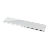 From The Anvil Door Furniture Polished Chrome / Finger Plates / 300 x 65mm From The Anvil - Polished Chrome 300mm Art Deco Fingerplate