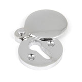 From The Anvil Door Furniture Polished Chrome / Mortice Key Profile Escutcheons From The Anvil - Polished Chrome 30mm Round Escutcheon