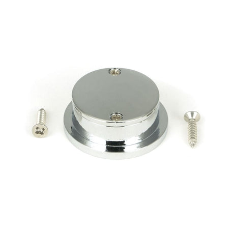 From The Anvil Door Furniture Polished Chrome / Door Edge Pull / Round From The Anvil - Polished Chrome 34mm Round Finger Edge Pull