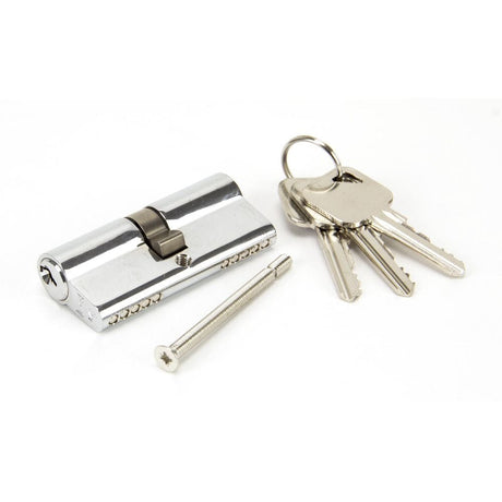 From The Anvil Locks & Latches Polished Chrome / Euro Double Cylinders / 35 x 35mm From The Anvil - Polished Chrome 35/35 5pin Euro Cylinder KA