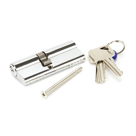 From The Anvil Locks & Latches Polished Chrome / Euro Double Cylinders / 35 x 45mm From The Anvil - Polished Chrome 35/45 5pin Euro Cylinder KA
