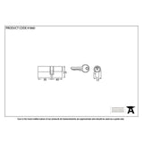 From The Anvil Locks & Latches Polished Chrome / Euro Double Cylinders / 35 x 45mm From The Anvil - Polished Chrome 35/45 Euro Cylinder
