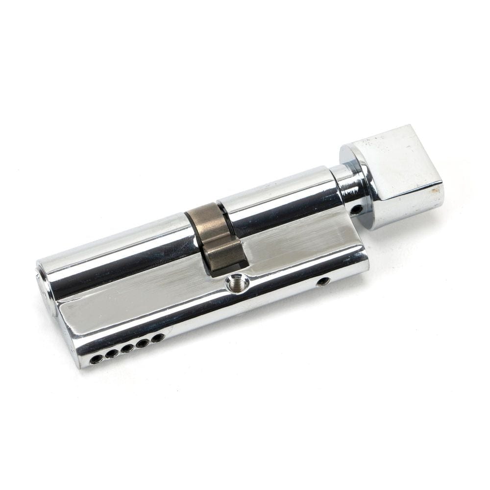 From The Anvil Locks & Latches Polished Chrome / Euro Cylinder & Turn / 35 x 45mm From The Anvil - Polished Chrome 35T/45 5pin Euro Cylinder/Thumbturn
