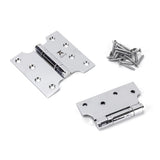 From The Anvil Hinges Polished Chrome / Parliament Hinges / 4" x (102mm) From The Anvil - Polished Chrome 4" x 2" x 4" Parliament Hinge (pair) ss