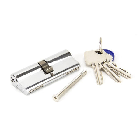 From The Anvil Locks & Latches Polished Chrome / Euro Double Cylinders / 40 x 40mm From The Anvil - Polished Chrome 40/40 5pin Euro Cylinder KA