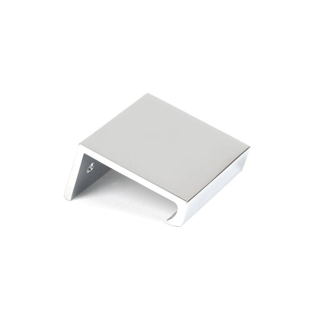 From The Anvil Cabinet Hardware Polished Chrome / Edge Pull / 50mm From The Anvil - Polished Chrome 50mm Plain Edge Pull