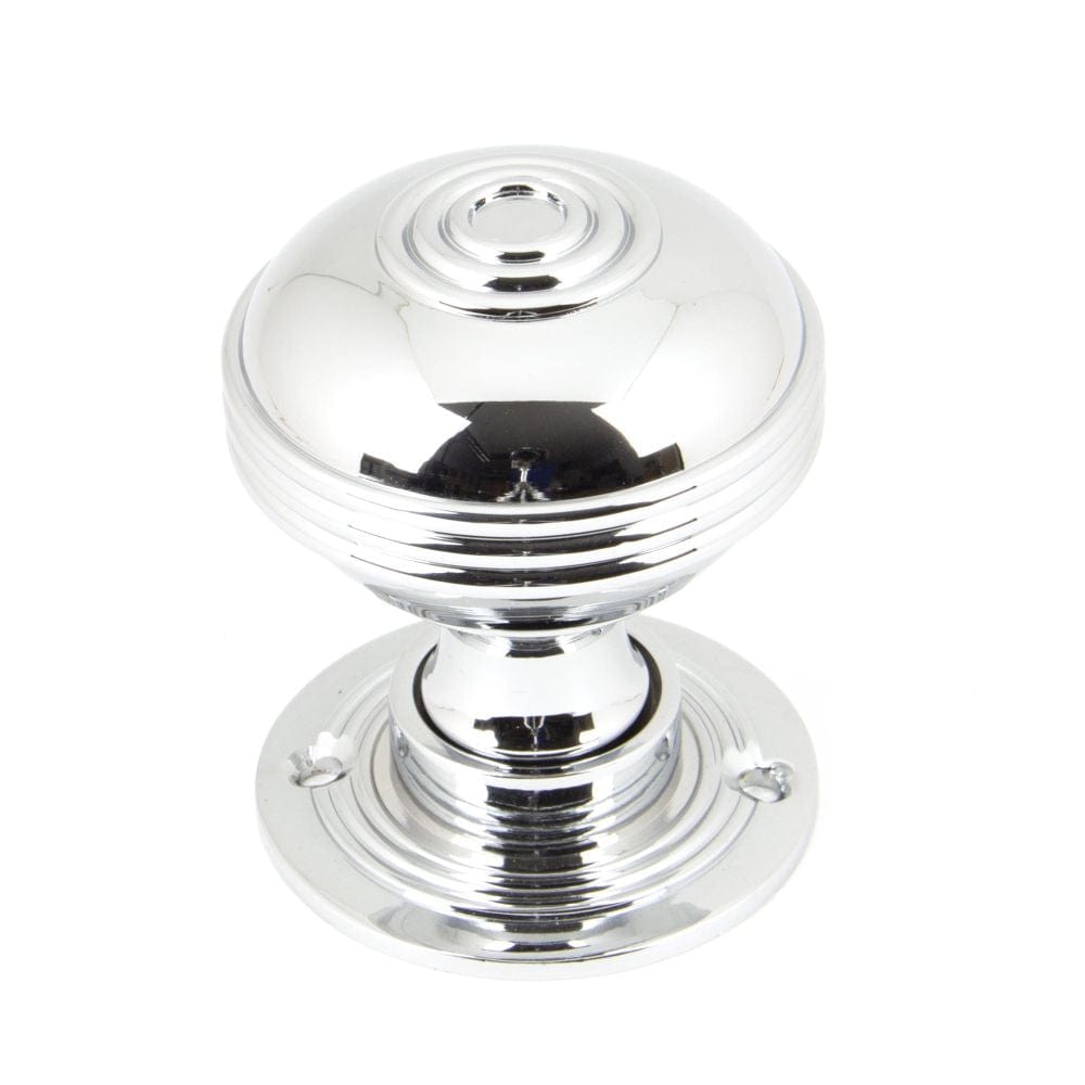 From The Anvil Door Furniture Polished Chrome / Mortice/Rim Knobs From The Anvil - Polished Chrome 50mm Prestbury Mortice/Rim Knob Set