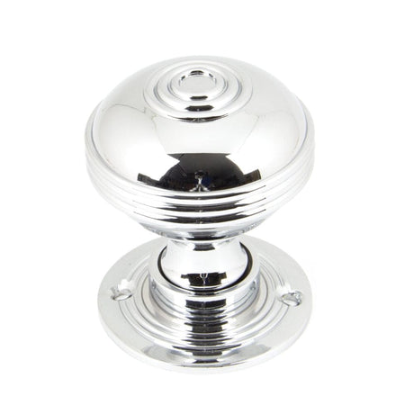 From The Anvil Door Furniture Polished Chrome / Mortice/Rim Knobs From The Anvil - Polished Chrome 50mm Prestbury Mortice/Rim Knob Set