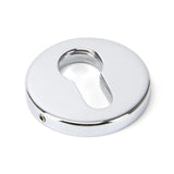 From The Anvil Door Furniture Polished Chrome / Euro Profile Escutcheons From The Anvil - Polished Chrome 52mm Regency Concealed Escutcheon