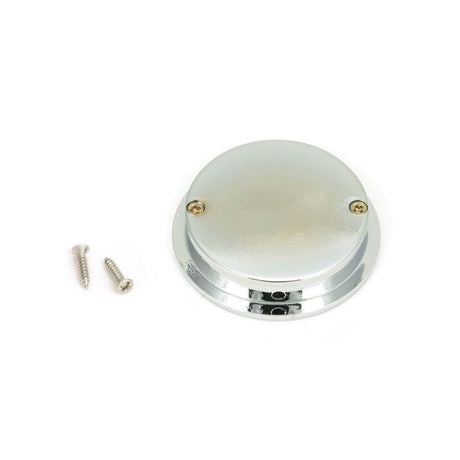 From The Anvil Door Furniture Polished Chrome / Flush Handle / Round From The Anvil - Polished Chrome 60mm Plain Round Pull