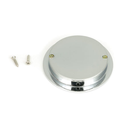 From The Anvil Door Furniture Polished Chrome / Flush Handle / Round From The Anvil - Polished Chrome 75mm Plain Round Pull