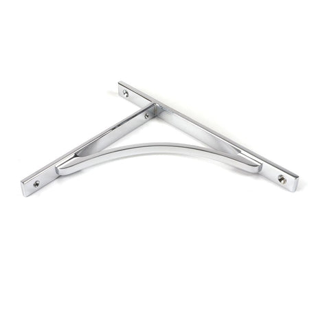 From The Anvil Accessories Polished Chrome / Shelf Brackets / 260 x 200mm From The Anvil - Polished Chrome Apperley Shelf Bracket (260mm x 200mm)