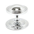 From The Anvil Door Furniture Polished Chrome / Art Deco Centre Door Knob From The Anvil - Polished Chrome Art Deco Centre Door Knob
