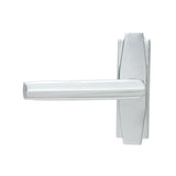 From The Anvil Door Furniture Polished Chrome / Round Rose From The Anvil - Polished Chrome Art Deco Lever on Rose Set