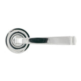 From The Anvil Door Furniture Polished Chrome / Round Rose From The Anvil - Polished Chrome Avon Round Lever on Rose Set (Art Deco)