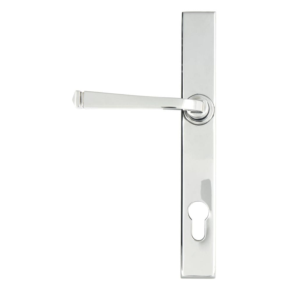 From The Anvil Door Furniture Polished Chrome / Multi Point Lock Set / 92mm c/c From The Anvil - Polished Chrome Avon Slimline Lever Espag. Lock Set