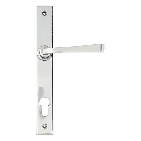 From The Anvil Door Furniture Polished Chrome / Multi Point Lock Set / 92mm c/c From The Anvil - Polished Chrome Avon Slimline Lever Espag. Lock Set