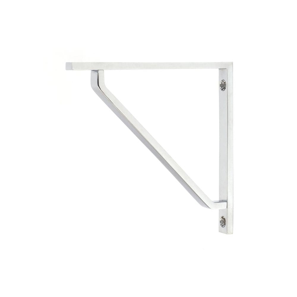 From The Anvil Accessories Polished Chrome / Shelf Brackets / 150 x 150mm From The Anvil - Polished Chrome Barton Shelf Bracket (150mm x 150mm)