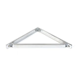 From The Anvil Accessories Polished Chrome / Shelf Brackets / 200 x 200mm From The Anvil - Polished Chrome Barton Shelf Bracket (200mm x 200mm)
