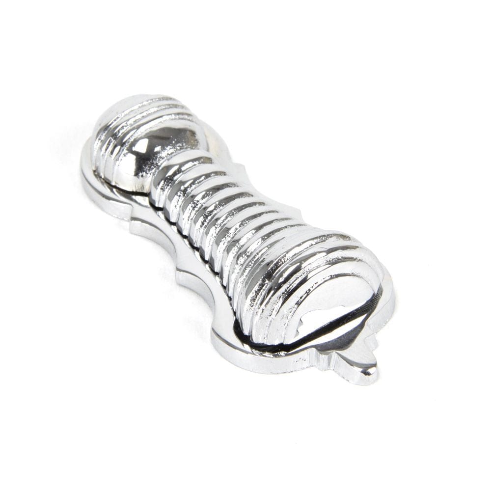 From The Anvil Door Furniture Polished Chrome / Mortice Key Profile Escutcheons From The Anvil - Polished Chrome Beehive Escutcheon