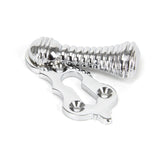 From The Anvil Door Furniture Polished Chrome / Mortice Key Profile Escutcheons From The Anvil - Polished Chrome Beehive Escutcheon