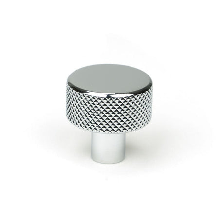 From The Anvil Cabinet Hardware Polished Chrome / Cabinet Knobs / 25mm Dia. From The Anvil - Polished Chrome Brompton Cabinet Knob - 25mm (No rose)