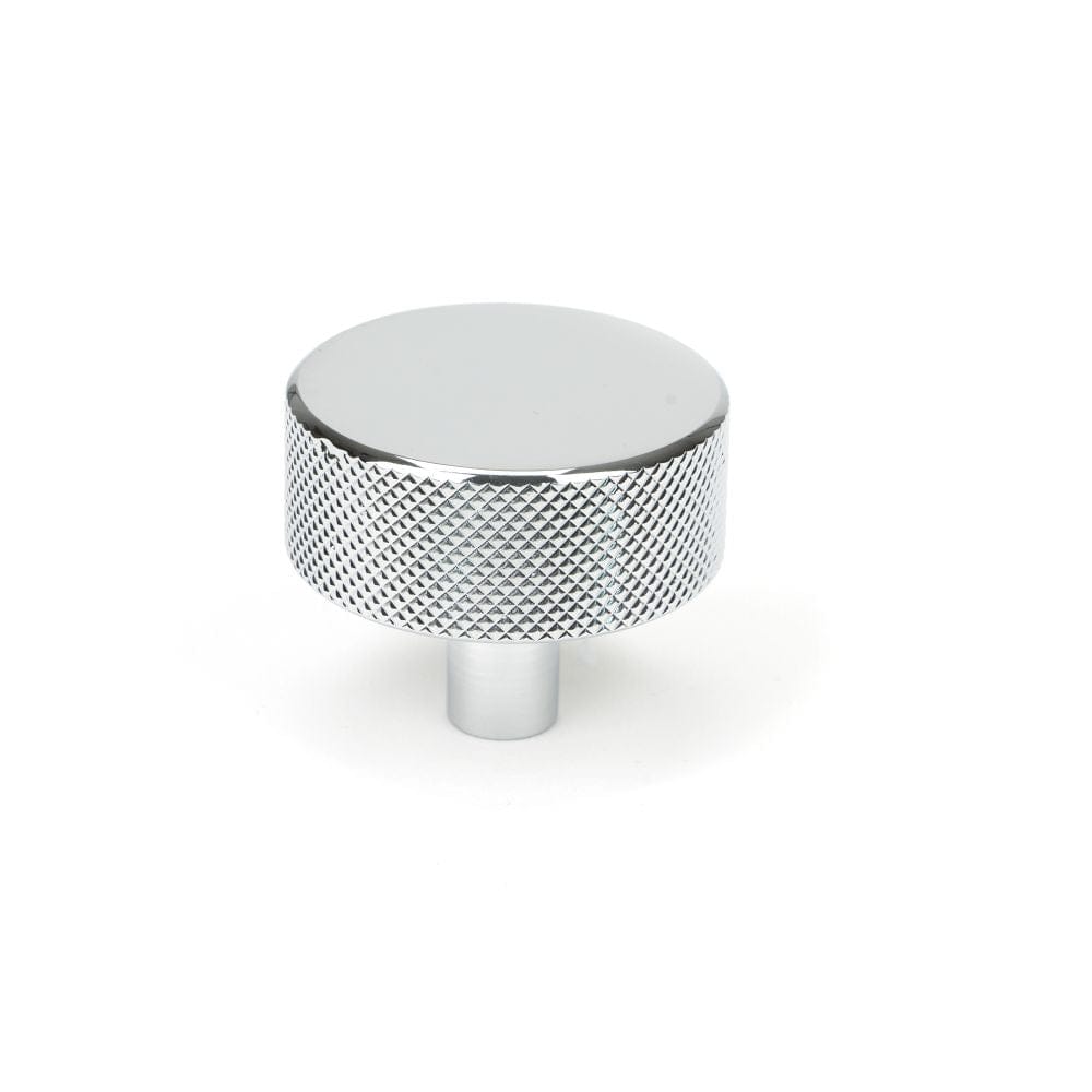 From The Anvil Cabinet Hardware Polished Chrome / Cabinet Knobs / 38mm Dia. From The Anvil - Polished Chrome Brompton Cabinet Knob - 38mm (No rose)