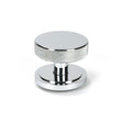 From The Anvil Door Furniture Polished Chrome / Art Deco Centre Door Knob From The Anvil - Polished Chrome Brompton Centre Door Knob (Art Deco)