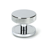 From The Anvil Door Furniture Polished Chrome From The Anvil - Polished Chrome Brompton Centre Door Knob (Plain)