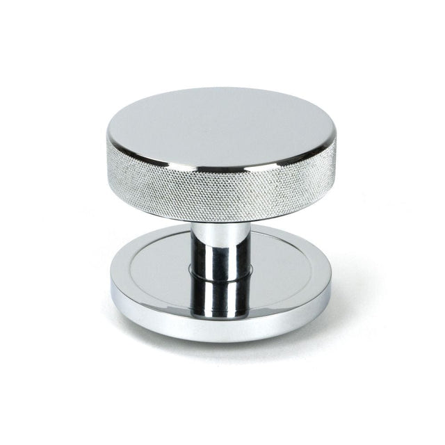 From The Anvil Door Furniture Polished Chrome From The Anvil - Polished Chrome Brompton Centre Door Knob (Plain)