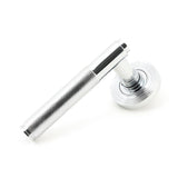 From The Anvil Door Furniture Polished Chrome / Round Rose From The Anvil - Polished Chrome Brompton Lever on Rose Set (Beehive)
