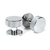 From The Anvil Door Furniture Polished Chrome / Mortice/Rim Knobs From The Anvil - Polished Chrome Brompton Mortice/Rim Knob Set (Beehive)