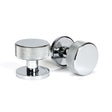 From The Anvil Door Furniture Polished Chrome / Mortice/Rim Knobs From The Anvil - Polished Chrome Brompton Mortice/Rim Knob Set (Plain)