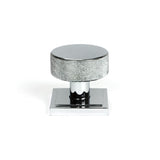 From The Anvil Door Furniture Polished Chrome / Mortice/Rim Knobs From The Anvil - Polished Chrome Brompton Mortice/Rim Knob Set (Square)
