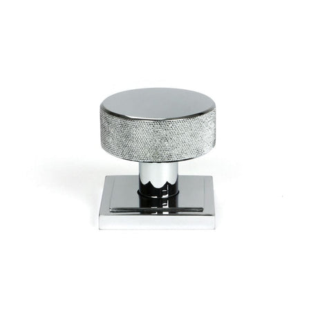 From The Anvil Door Furniture Polished Chrome / Mortice/Rim Knobs From The Anvil - Polished Chrome Brompton Mortice/Rim Knob Set (Square)