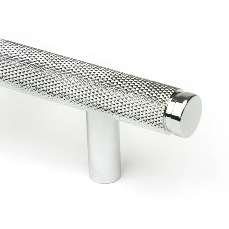 From The Anvil Cabinet Hardware Polished Chrome / Cabinet Pull Handles / Large From The Anvil - Polished Chrome Full Brompton Pull Handle - Large