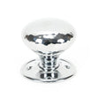 From The Anvil Door Furniture Polished Chrome / Mortice/Rim Knobs From The Anvil - Polished Chrome Hammered Mushroom Mortice/Rim Knob Set