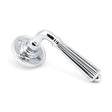 From The Anvil Door Furniture Polished Chrome / Round Rose From The Anvil - Polished Chrome Hinton Lever on Rose Set - Unsprung
